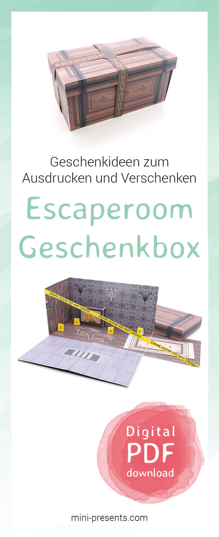 Mini Presents Do It Yourself Escape Room Geschenkbox Als