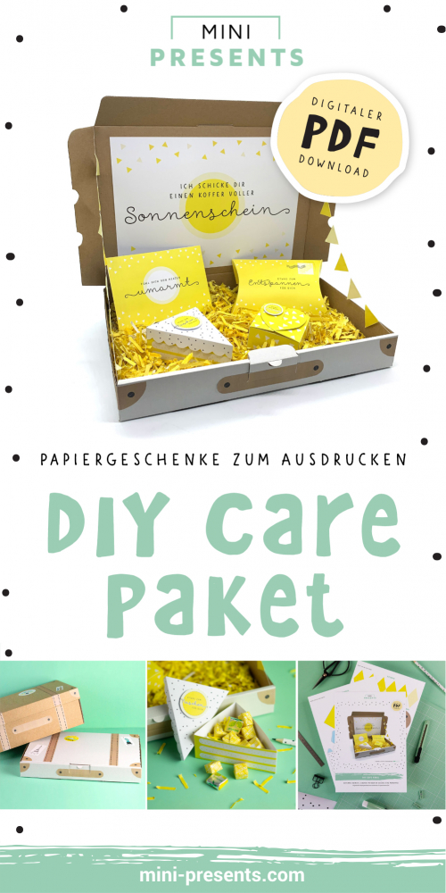 mini-presents | DIY Care Paket voller Sonnenschein | Schenke glückliche ...