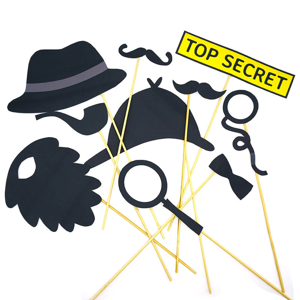 mini-presents | DIY Foto Requisiten, Detektivparty ...