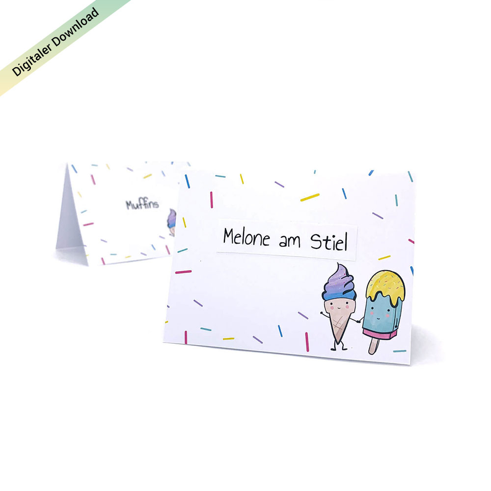 Mini Presents Eiscreme Tischkarten Fur Den Kindergeburtstag Eisparty Tischkarten Schenke Gluckliche Momente Originelle Diy Papiergeschenke Zum Ausdrucken Fur Gemeinsame Zeit