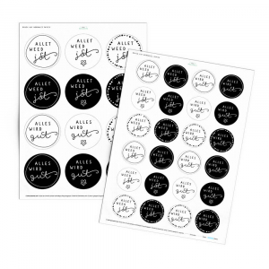 Geschenketiketten – Alles wird gut 