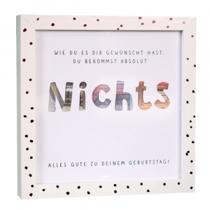 Geldgeschenk Vorlage für Bilderrahmen 