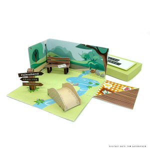 DIY Explosionsbox zur Rente 