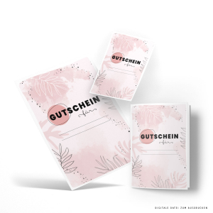 DIY Last Minute Gutschein 