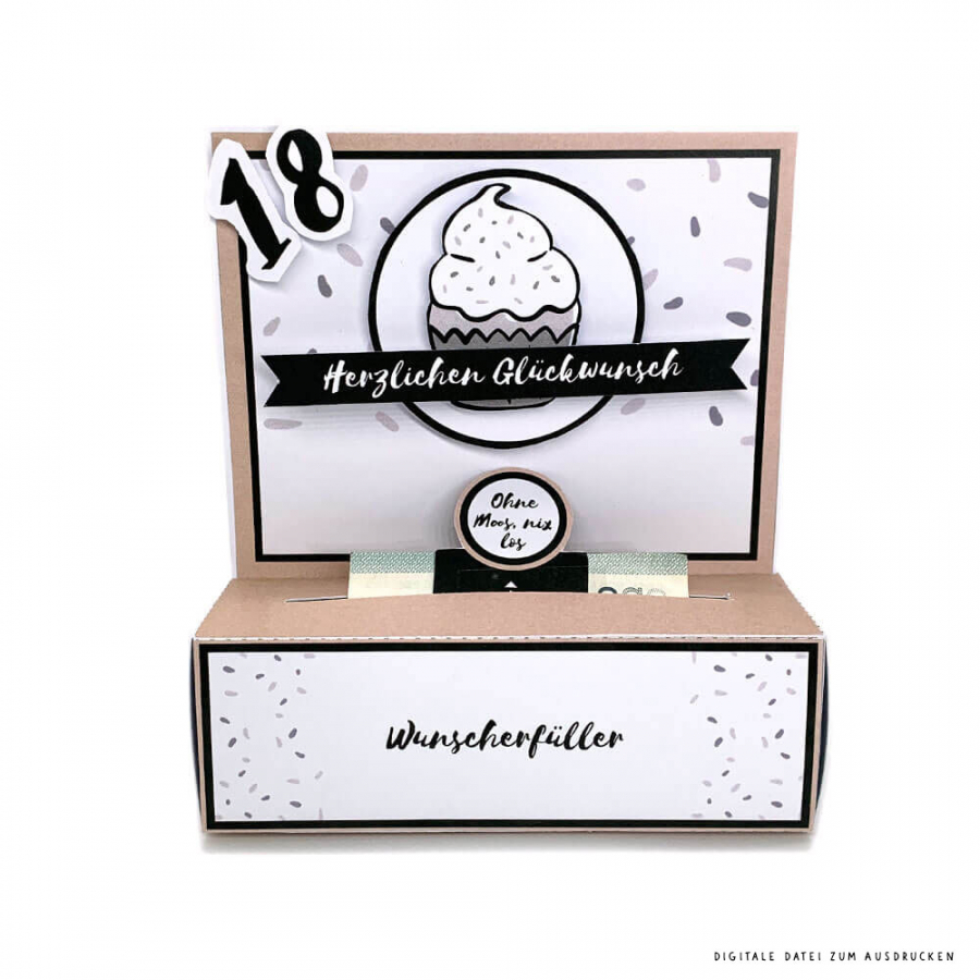 Mini Presents Gelddruckmaschine Als Geldgeschenk Schenke Gluckliche Momente Originelle Diy Papiergeschenke Zum Ausdrucken Fur Gemeinsame Zeit