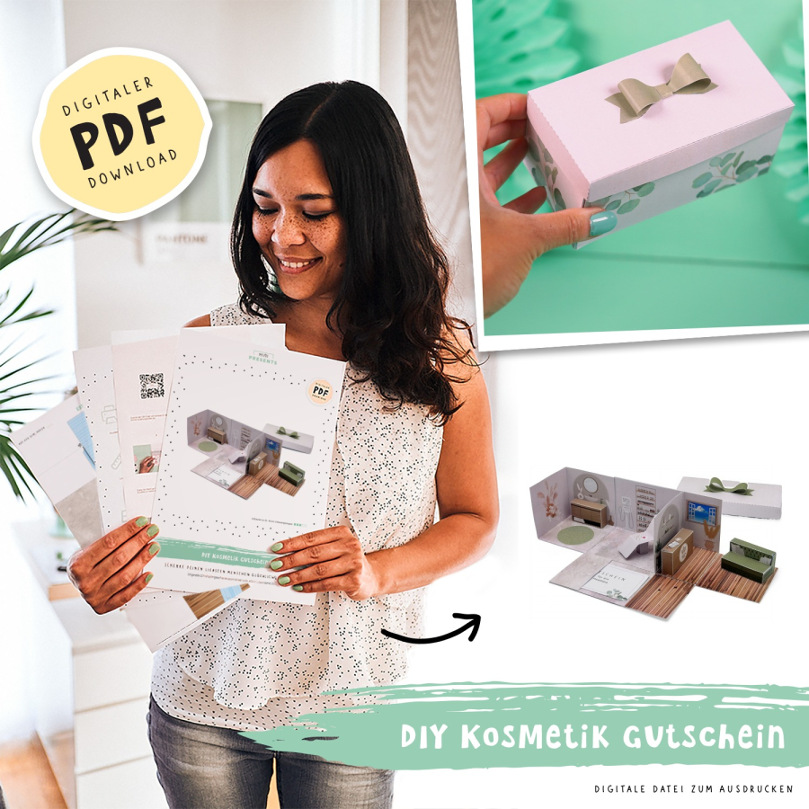 DIY Kosmetikbehandlung Gutschein Explosionsbox  – Bild 10