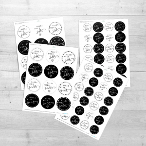 Geschenketiketten – Alles wird gut 