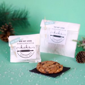 DIY Keks Geschenk Etikett 