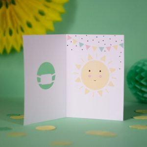 DIY Corona Geburtstagskarte 