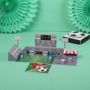 DIY Fußball Tickets Gutschein Explosionsbox 