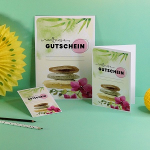 DIY Last Minute Wellness Gutschein 