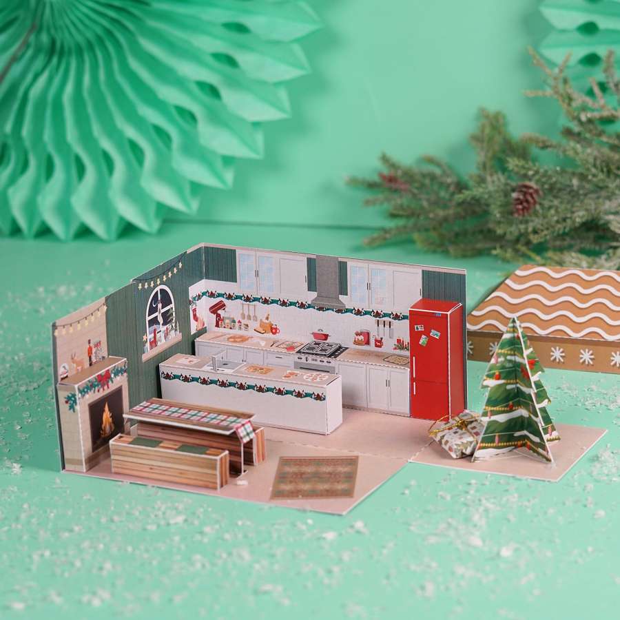 DIY Lebkuchenhaus Geldgeschenk Weihnachten  – Bild 2