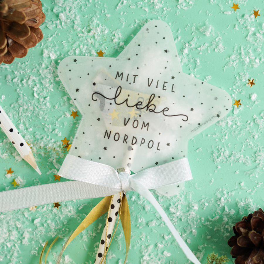 Zauberstab Geldgeschenk zu Weihnachten  – Bild 2