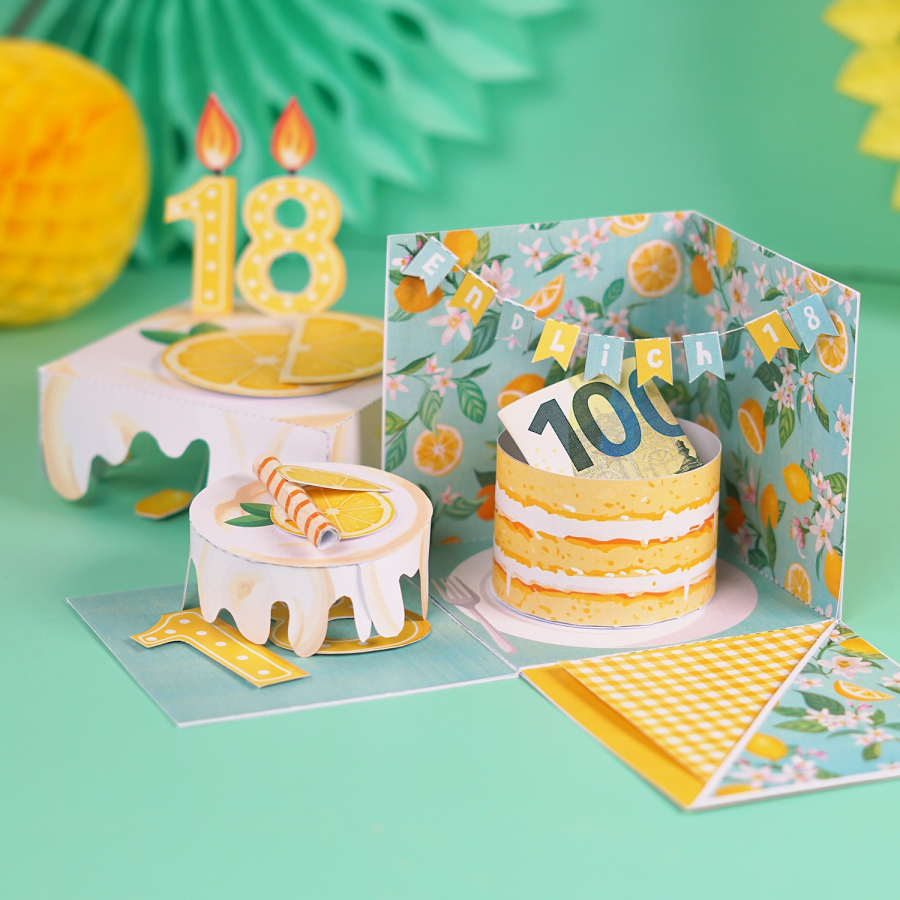 DIY Geldgeschenk 18. Geburtstag Explosionsbox  – Bild 3