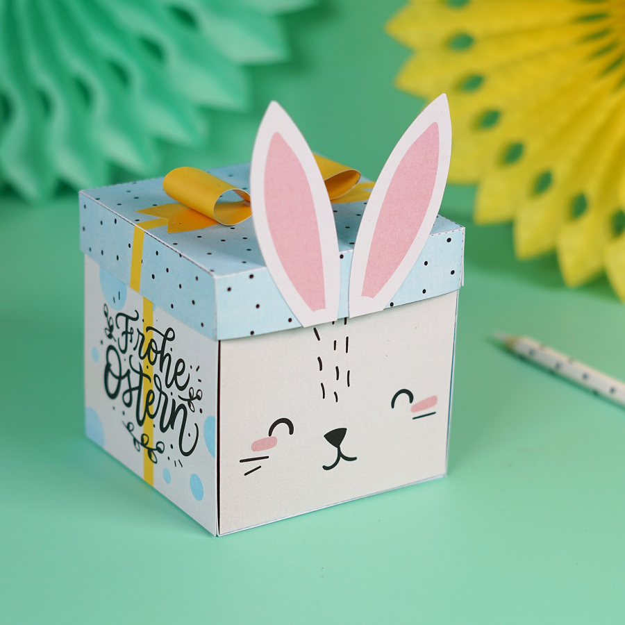 DIY Geldgeschenk Ostern Explosionsbox  – Bild 3