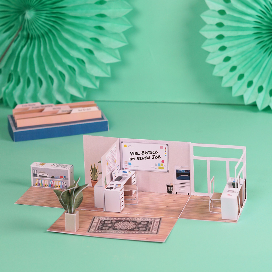 DIY Geschenk Erster Arbeitstag Explosionsbox  – Bild 3