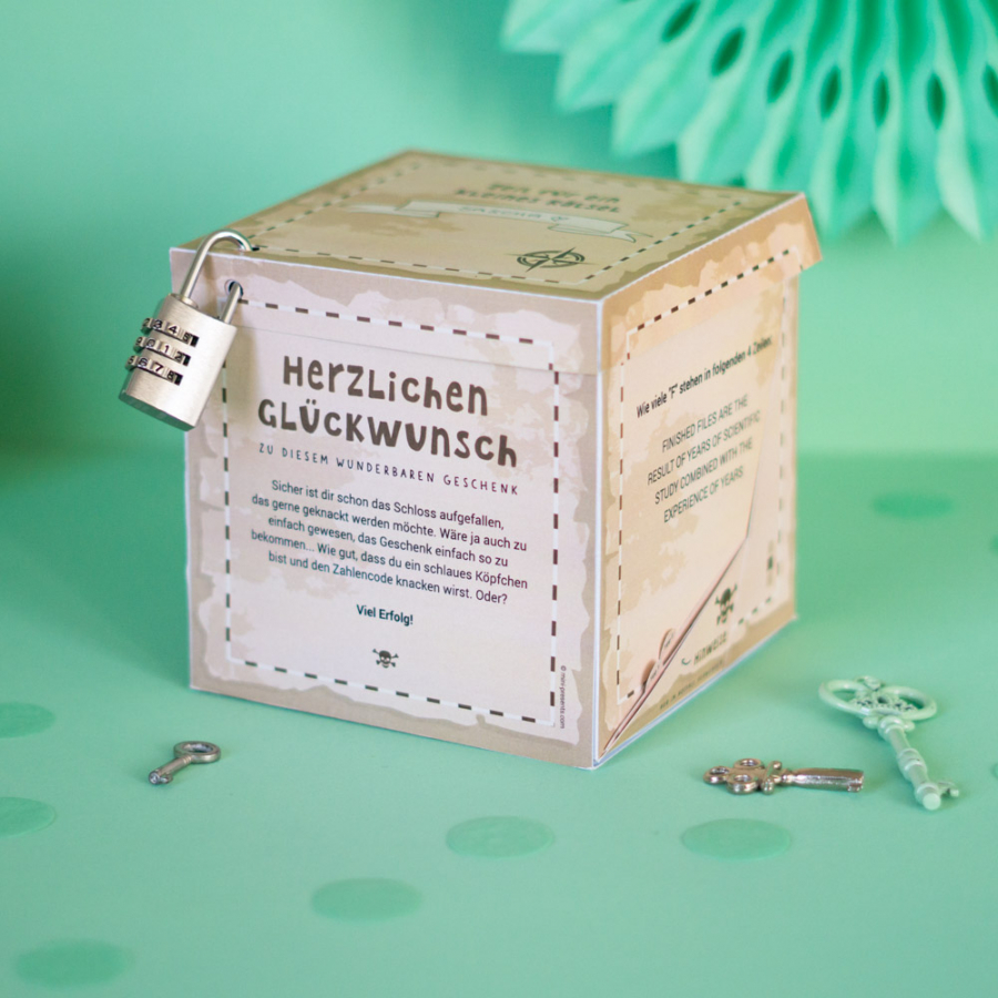 mini-presents | DIY Rätsel Box | Schenke glückliche Momente! Originelle ...