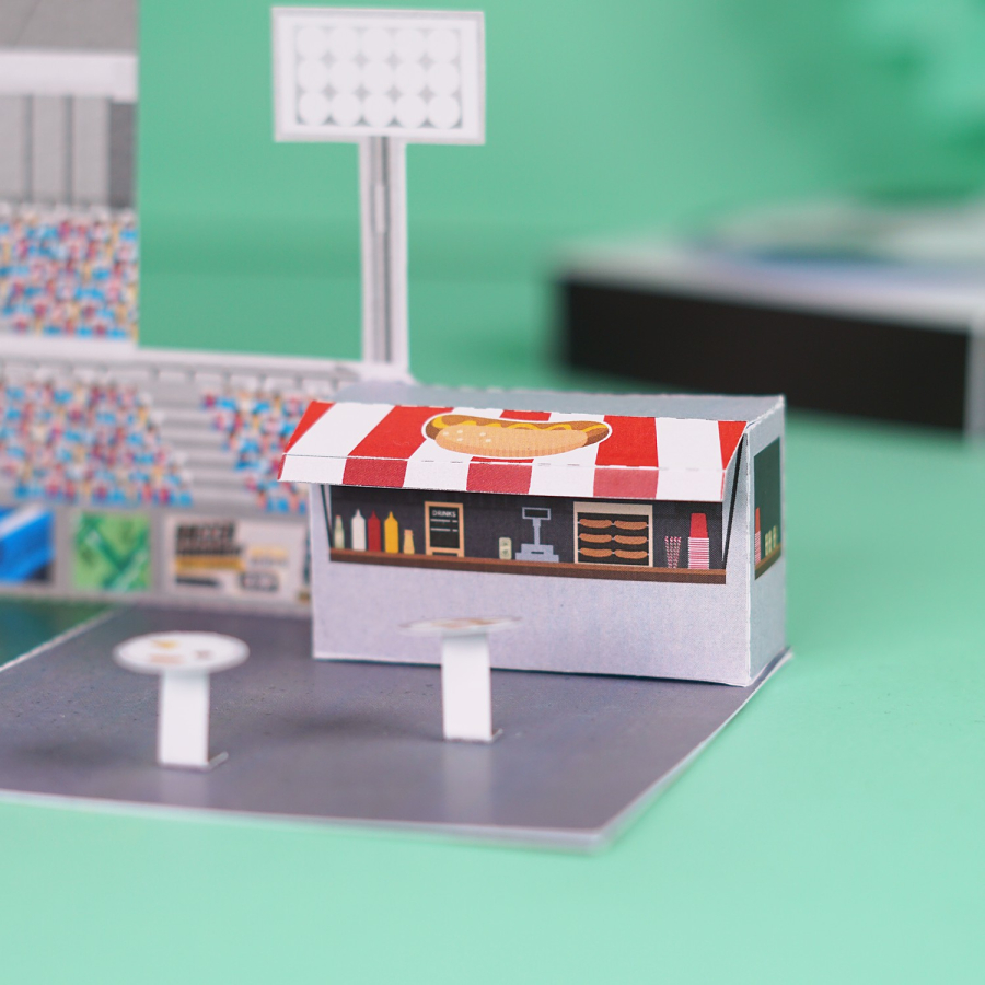 DIY Fußball Tickets Gutschein Explosionsbox  – Bild 4