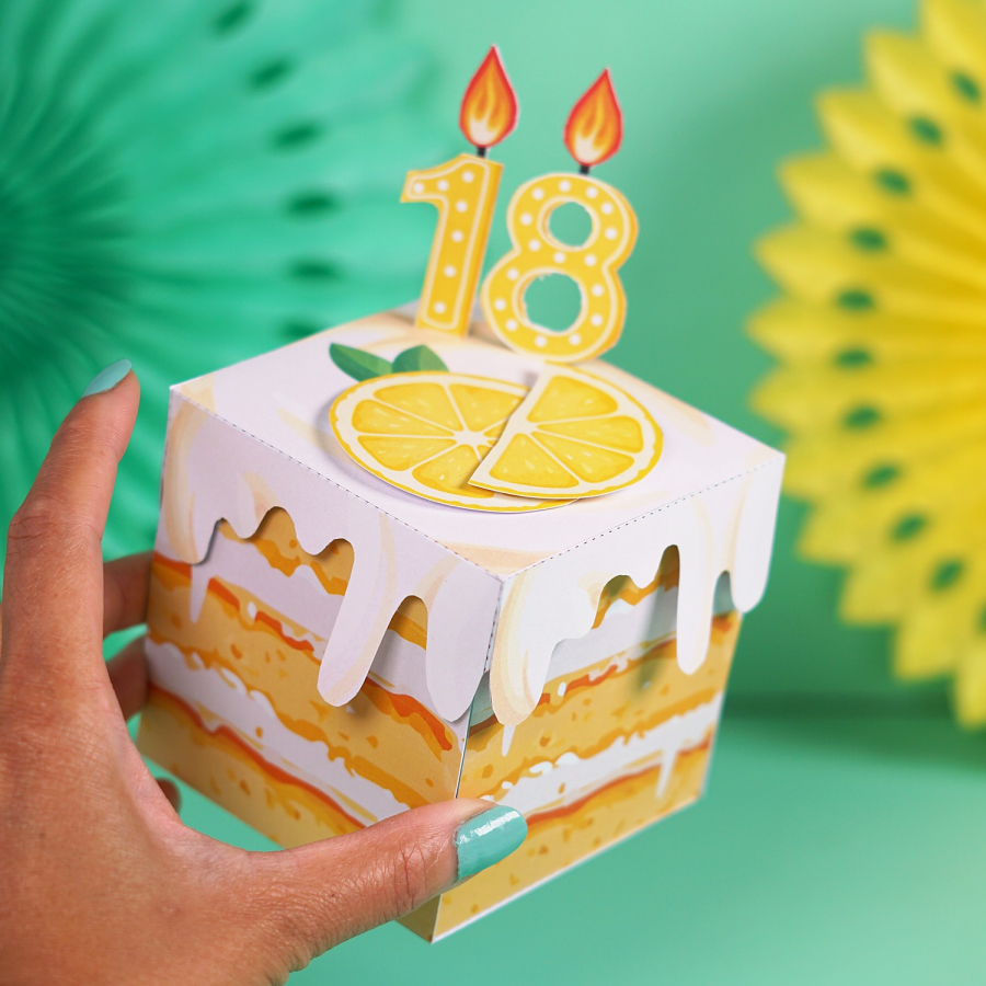 DIY Geldgeschenk 18. Geburtstag Explosionsbox  – Bild 4