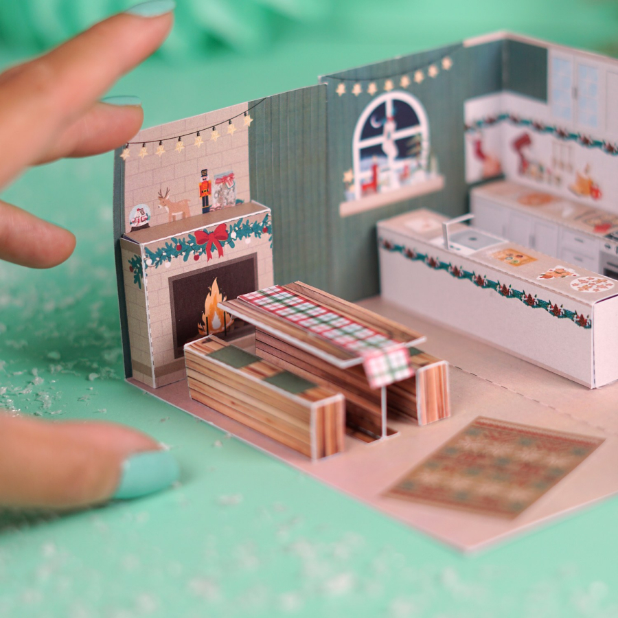 DIY Lebkuchenhaus Geldgeschenk Weihnachten  – Bild 4