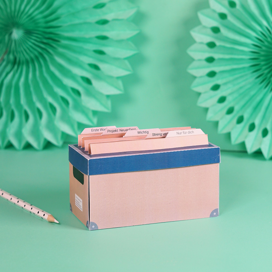 DIY Geschenk Erster Arbeitstag Explosionsbox  – Bild 4