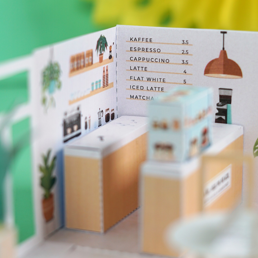 DIY Café Gutschein Explosionsbox  – Bild 5