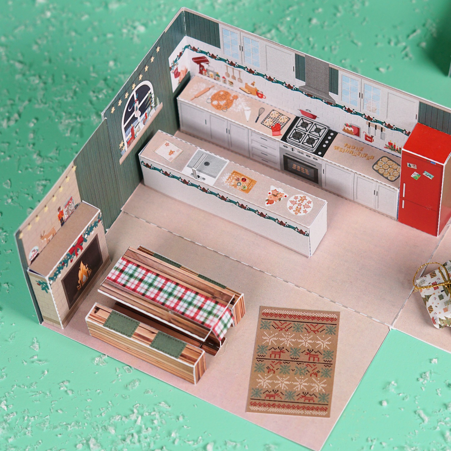 DIY Lebkuchenhaus Geldgeschenk Weihnachten  – Bild 5