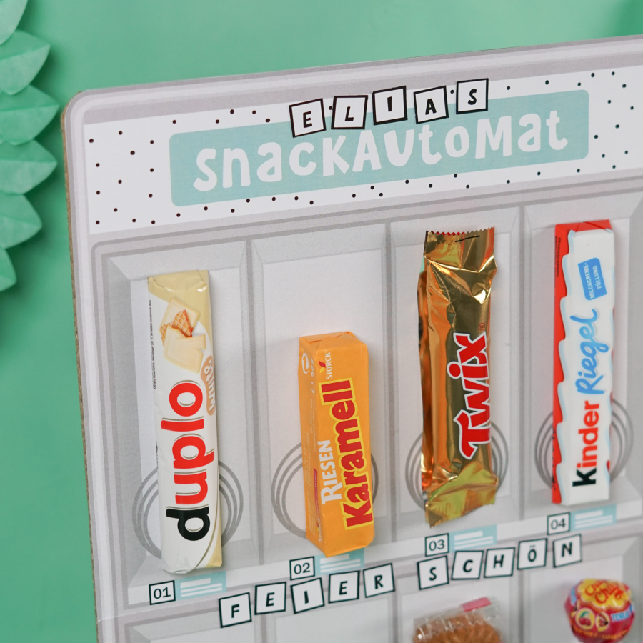 Snackautomat Geldgeschenk Geburtstag zum Ausdrucken  – Bild 5
