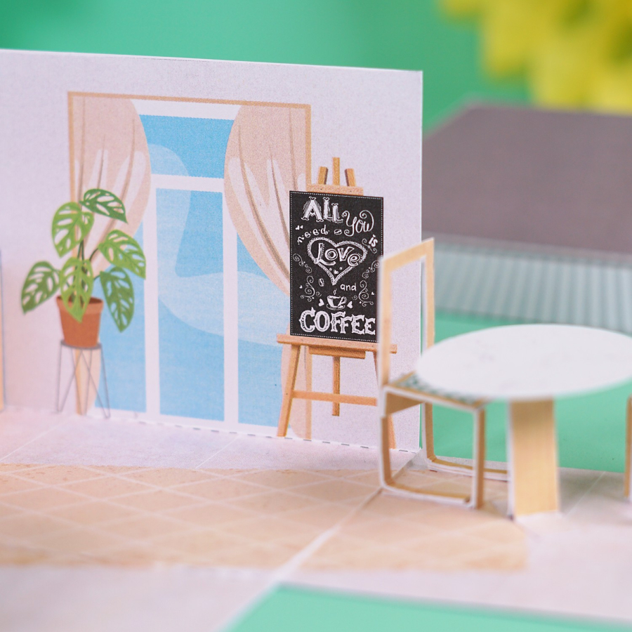 DIY Café Gutschein Explosionsbox  – Bild 6