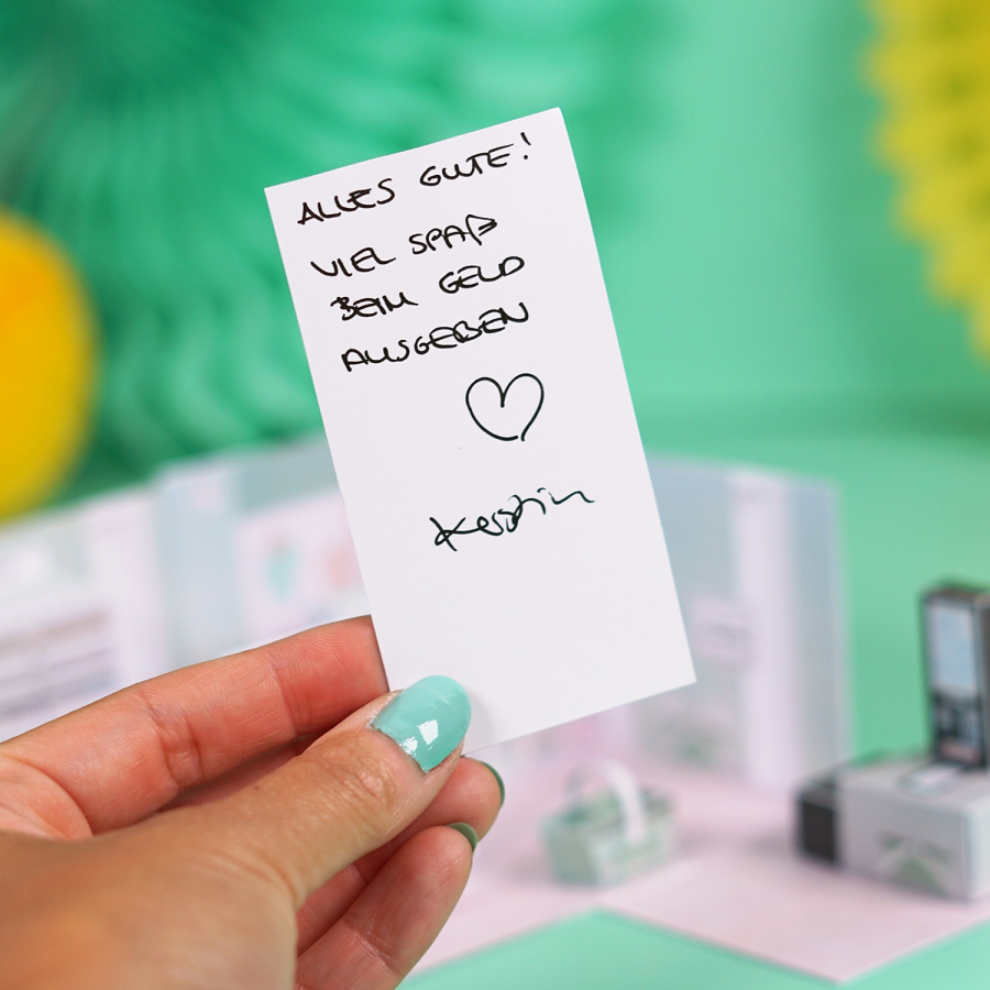 DIY Drogerie Gutschein Explosionsbox  – Bild 6