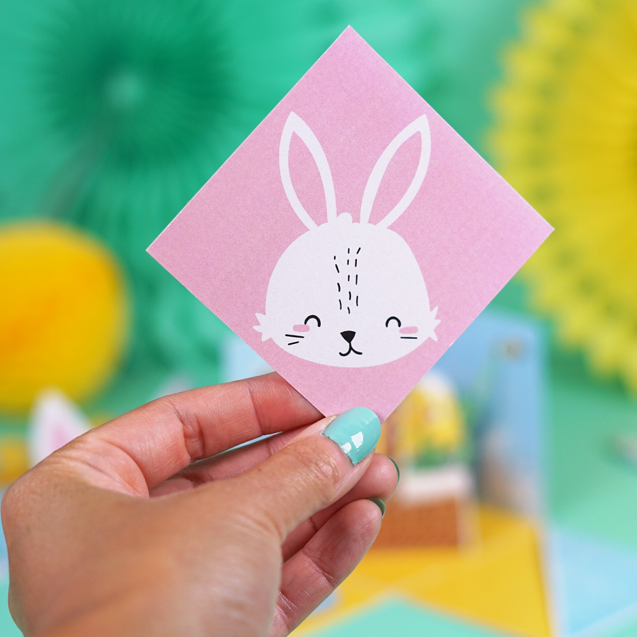 DIY Geldgeschenk Ostern Explosionsbox  – Bild 6