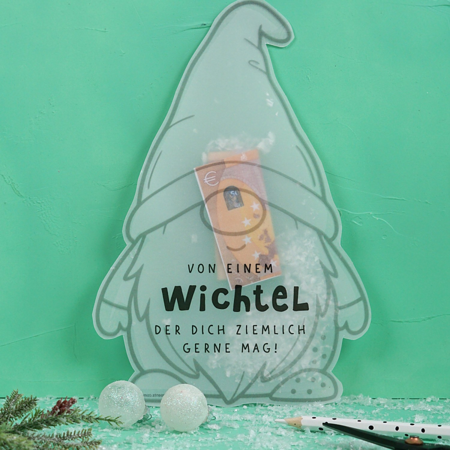 Konfettikarten Weihnachten „Von einem Wichtel“  – Bild 6