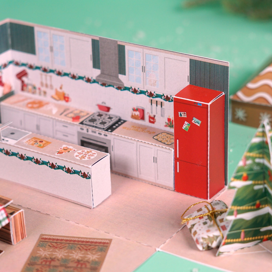 DIY Lebkuchenhaus Geldgeschenk Weihnachten  – Bild 6