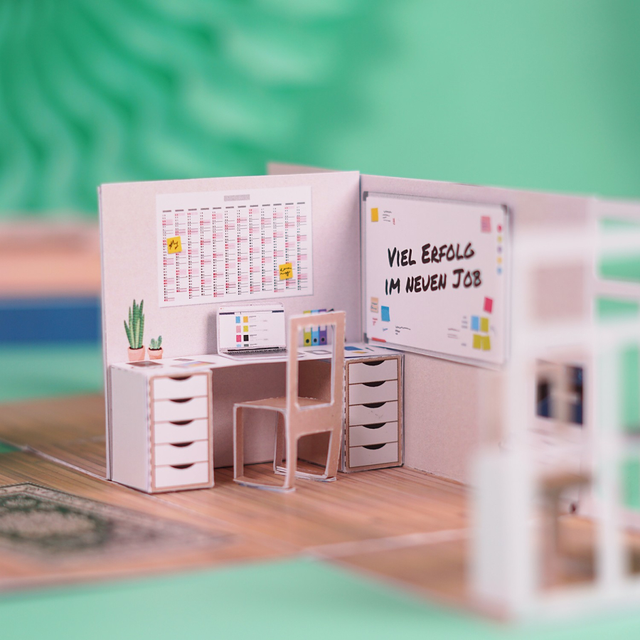 DIY Geschenk Erster Arbeitstag Explosionsbox  – Bild 6
