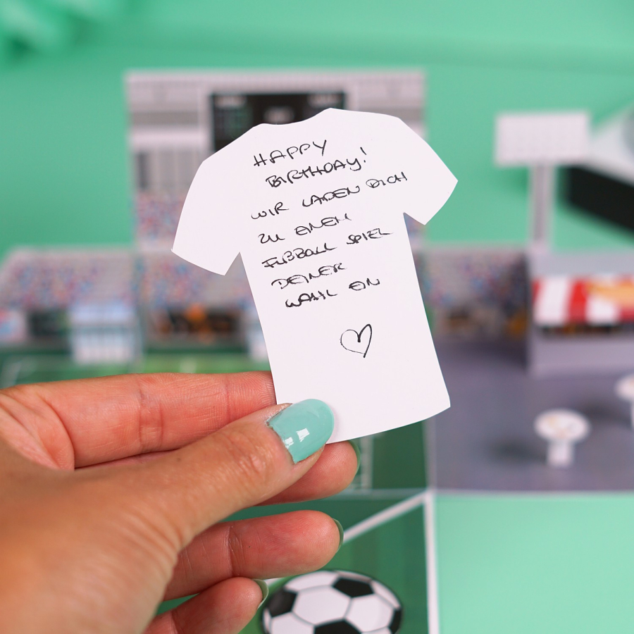 DIY Fußball Tickets Gutschein Explosionsbox  – Bild 7