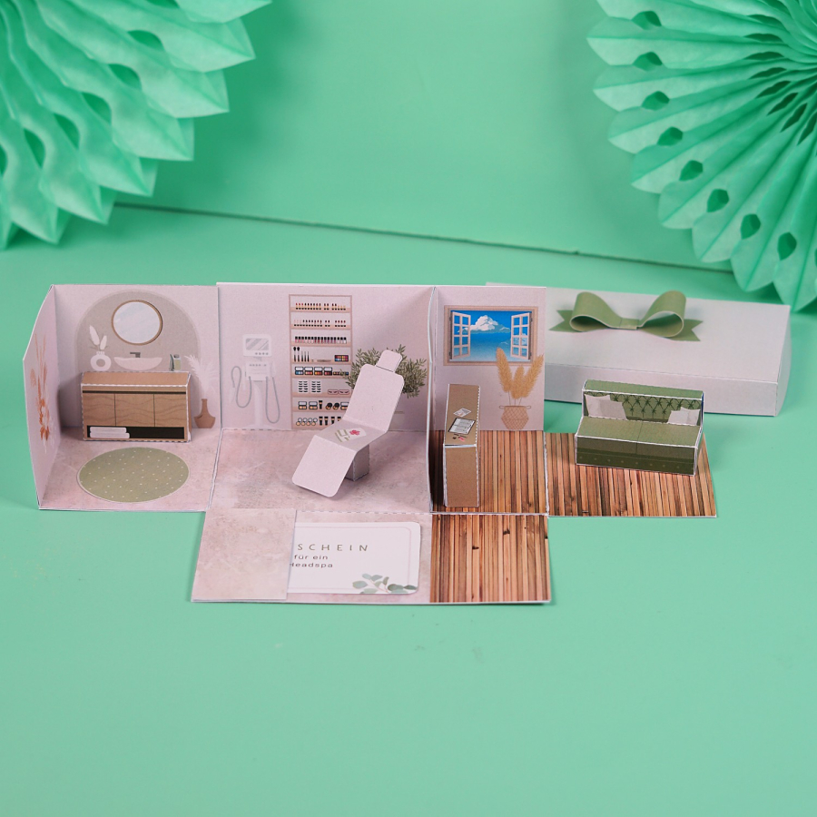 DIY Kosmetikbehandlung Gutschein Explosionsbox  – Bild 7