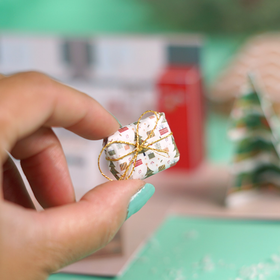 DIY Lebkuchenhaus Geldgeschenk Weihnachten  – Bild 7