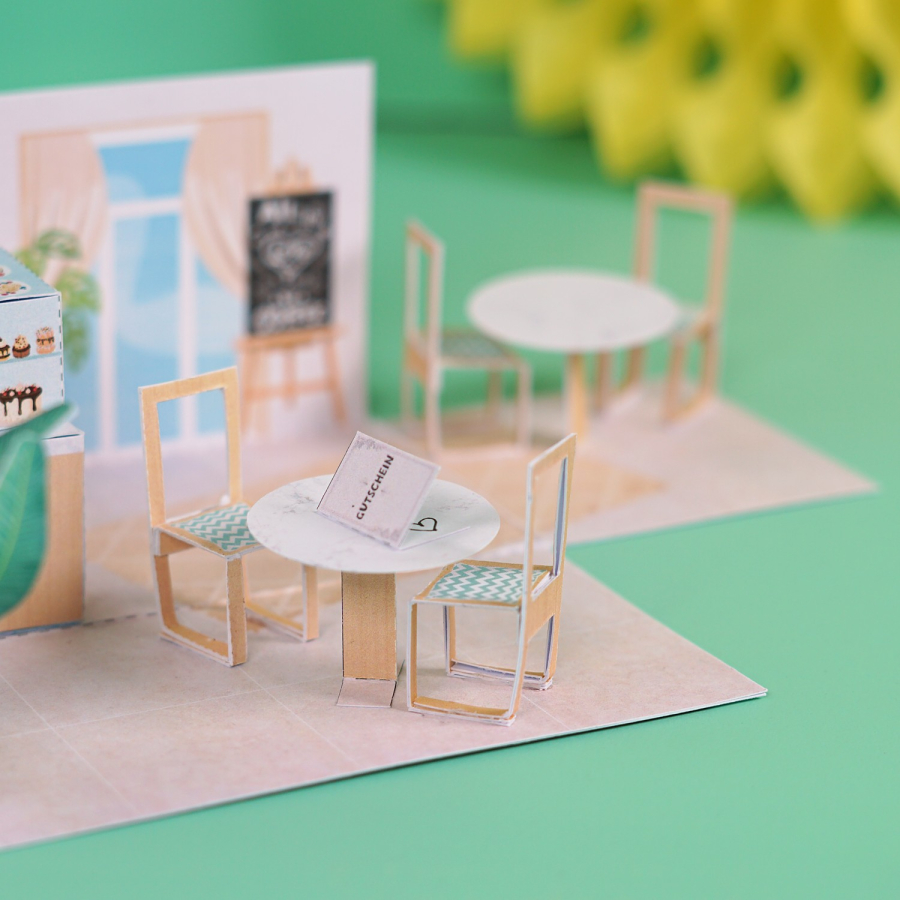 DIY Café Gutschein Explosionsbox  – Bild 8