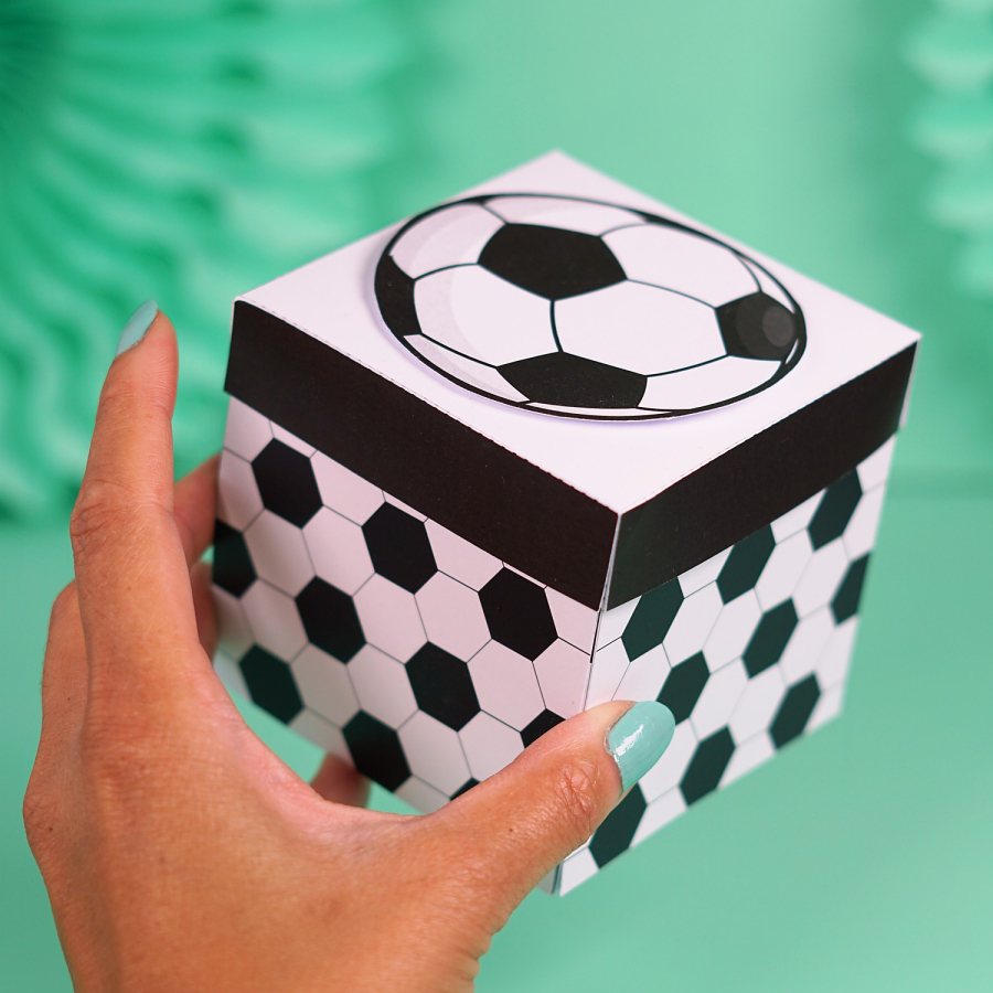 DIY Fußball Tickets Gutschein Explosionsbox  – Bild 8