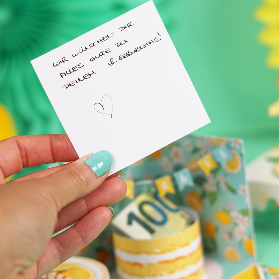 DIY Geldgeschenk 18. Geburtstag Explosionsbox  – Bild 8