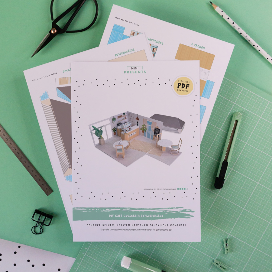DIY Drogerie Gutschein Explosionsbox  – Bild 9