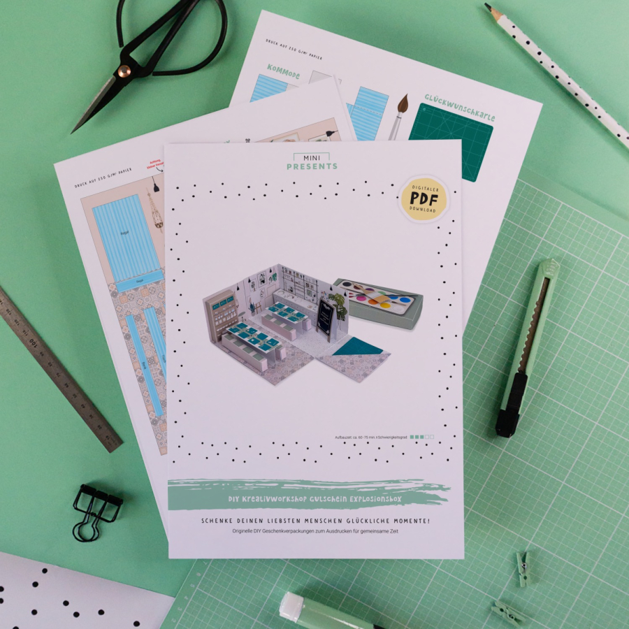 DIY Kreativworkshop Gutschein Explosionsbox  – Bild 9