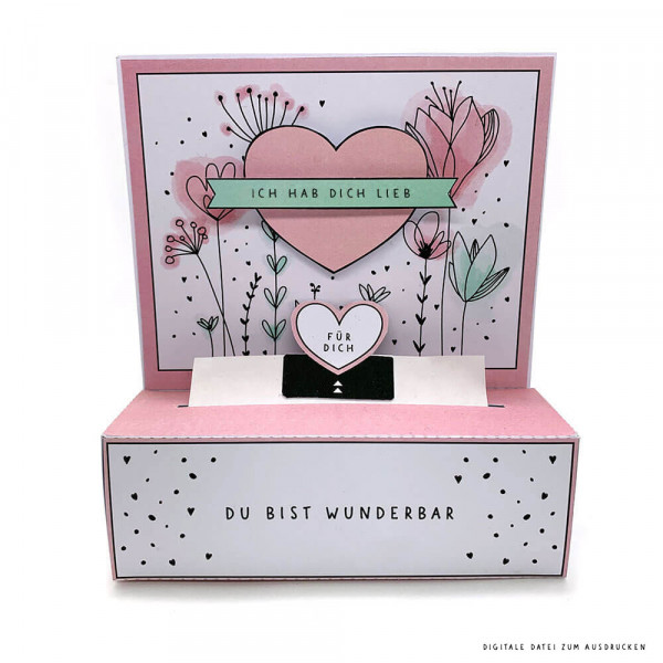 Mini Presents Diy Blumen Geschenkbox Schenke Gluckliche Momente Originelle Diy Papiergeschenke Zum Ausdrucken Fur Gemeinsame Zeit